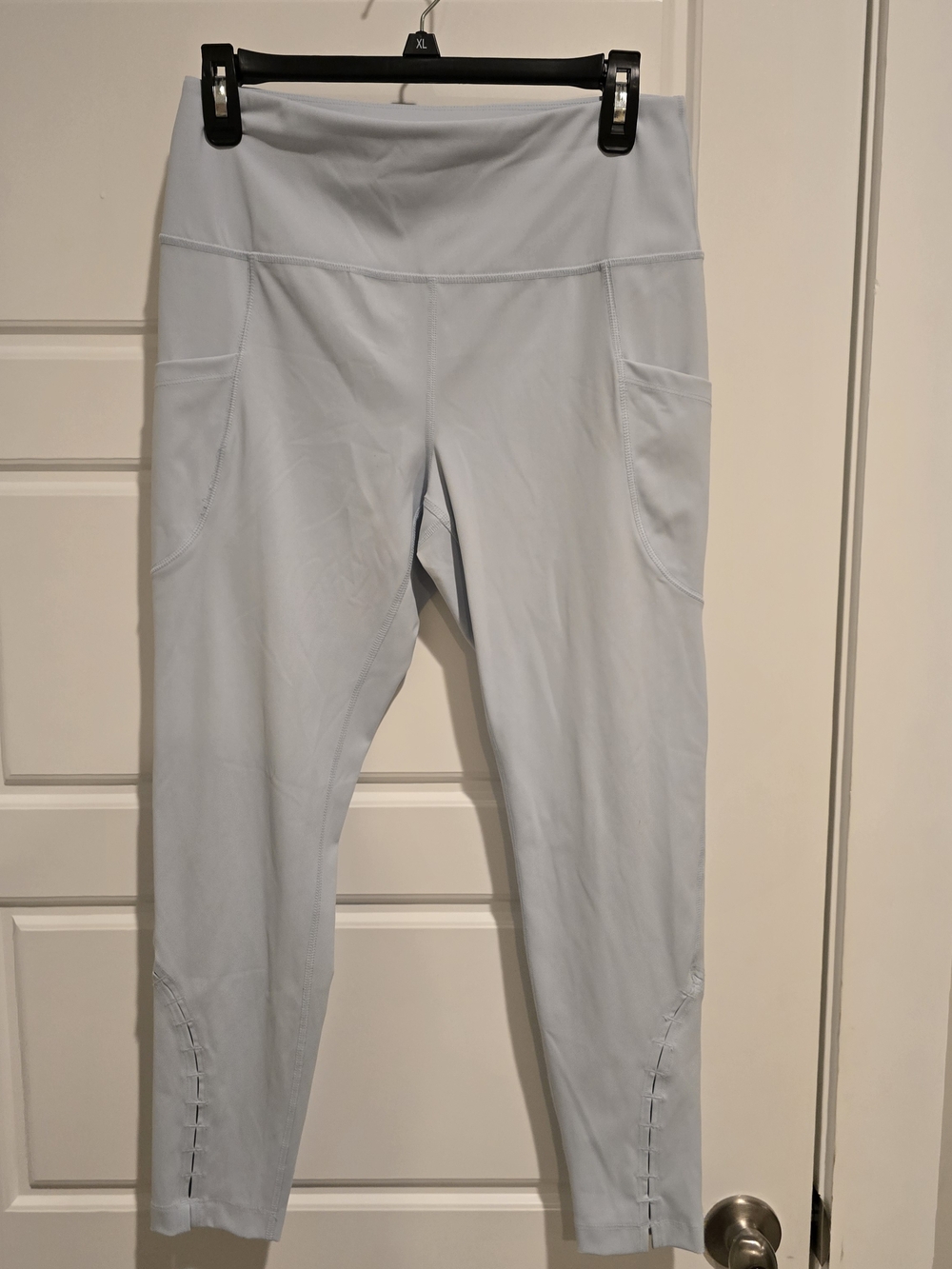 FP Movement Light Blue High-Waist Active Leggings with Side Pockets